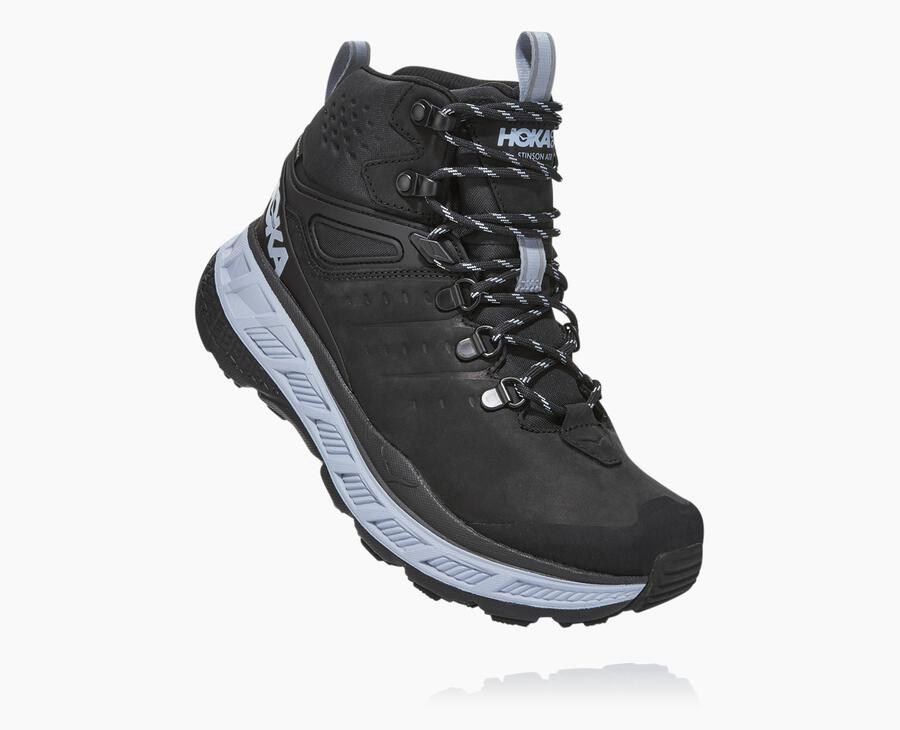 Hoka One One Wandelschoenen Dames - Stinson Mid Gore-Tex - Zwart - QU5218364